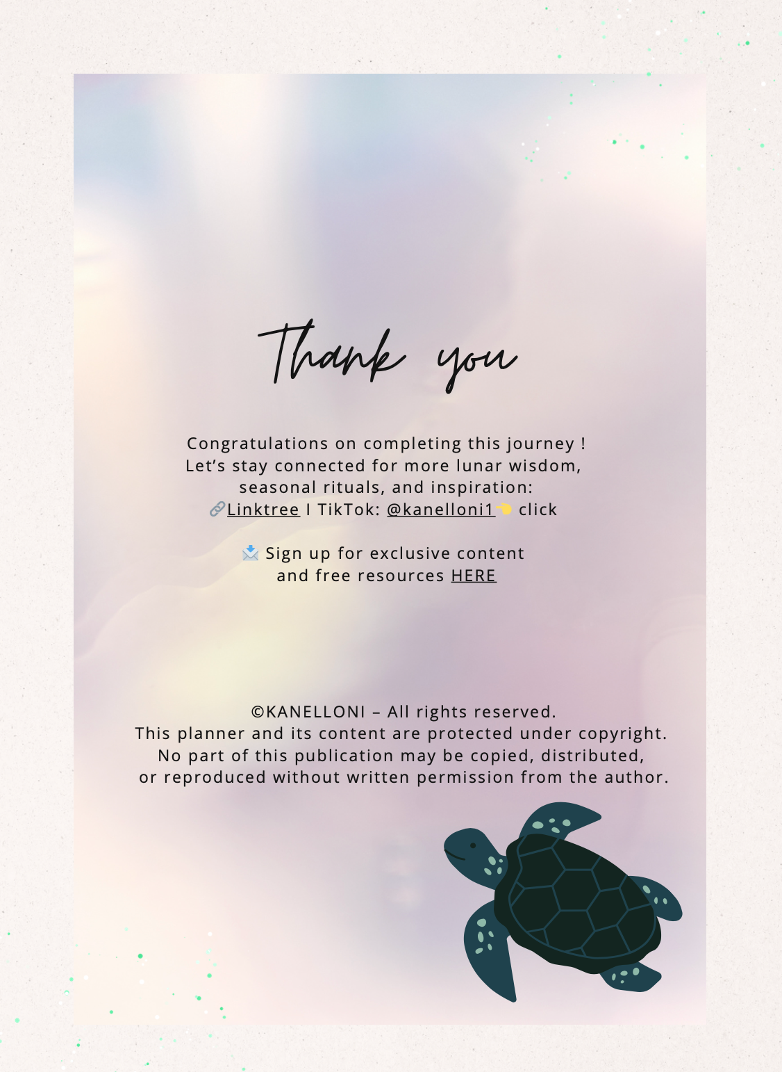 Winter Arc Planner 2025