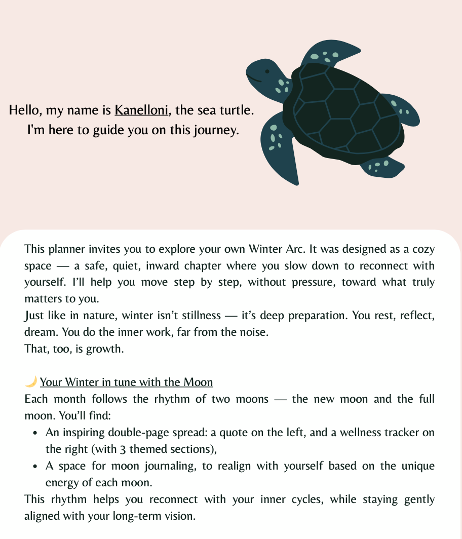 Winter Arc Planner 2025